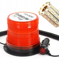 LED maják, výstražné svetlo oranžové 40 x LED s magnetom 20W MAR-POL M82712...