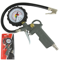 Hustiaca pištoľ na pneumatiky s manometrom a odvzdušňovacím ventilom – Mar-Pol...