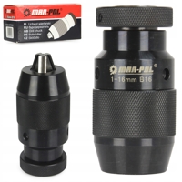 Samozverná skľučovadlová hlavica JQ0116 B16 – rozsah 1–16 mm, M79590