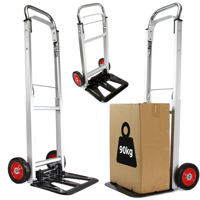 Skladací hliníkový vozík na prepravu nákladu 90 kg – M80084