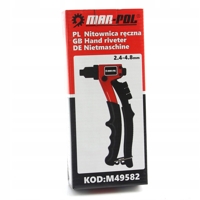 Pákové nitovacie kliešte pre nity 2,4–4,8 mm – MAR-POL M49582