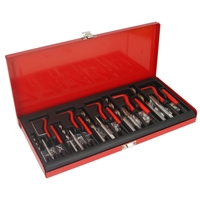 131-dielna sada na opravu závitov M5, M6, M8, M10, M12 – MAR-POL M55882