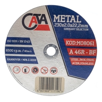 Kotúč na rezanie kovu 230 × 2,0 × 22,2 mm – CATA M08061