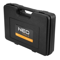 Sťahovák pružín, teleskopický, predné a zadné pružiny 11-798, sada NEO TOOLS