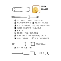 Súprava skrutkovacích nástavcov s rukoväťou 1000 V, 50 ks NEO Tools 01-309