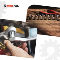 Súprava kľúčov a bitov 1/4'' (4–14 mm), 42-dielna – MAR-POL M58203