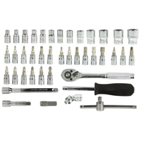 Súprava kľúčov a bitov 1/4'' (4–14 mm), 42-dielna – MAR-POL M58203