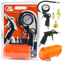 Multifunkčná sada 6 v 1 na hustenie pneumatík – Mar-Pol M80713