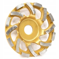 Brúsny diamantový segmentový kotúč na betón 125 mm × 22,2 mm – DOUBLE L-SHAPE – Mar-Pol M90900