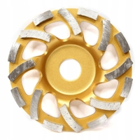 Brúsny diamantový segmentový kotúč na betón 125 mm × 22,2 mm – DOUBLE L-SHAPE – Mar-Pol M90900