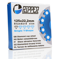 Brúsny diamantový segmentový kotúč na betón 125 mm × 22,2 mm – RIPPER Single-T – Mar-Pol M90903