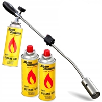 Plynový vypaľovač buriny + 3 plynové kartuše – MAR-POL M78375