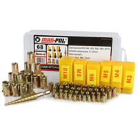 Nitovacie matice M3-M10 stupňovitý vrták 3-13mm sada - MAR-POL M66545